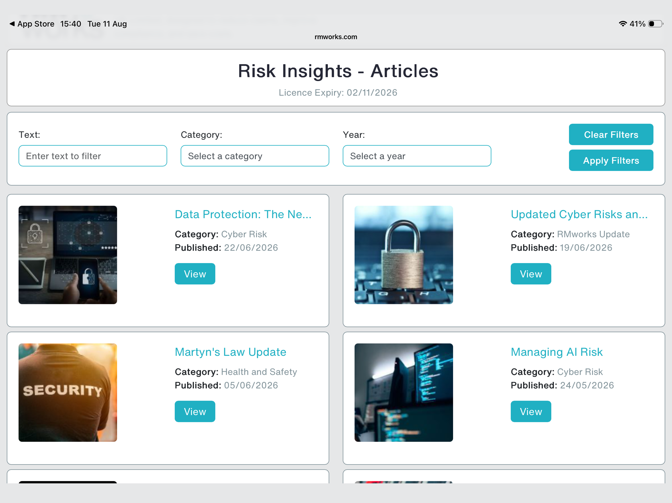 RMworks App screenshot 10