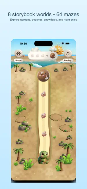 Fruit Trail: Animal Maze screenshot 2