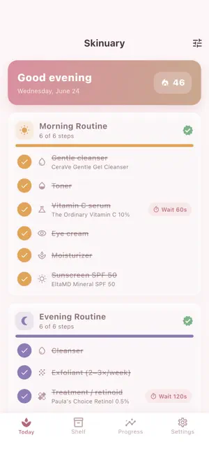 Skinuary: Skincare Routine screenshot 2
