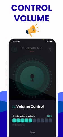 Bluetooth mic: Mic to Speaker screenshot
