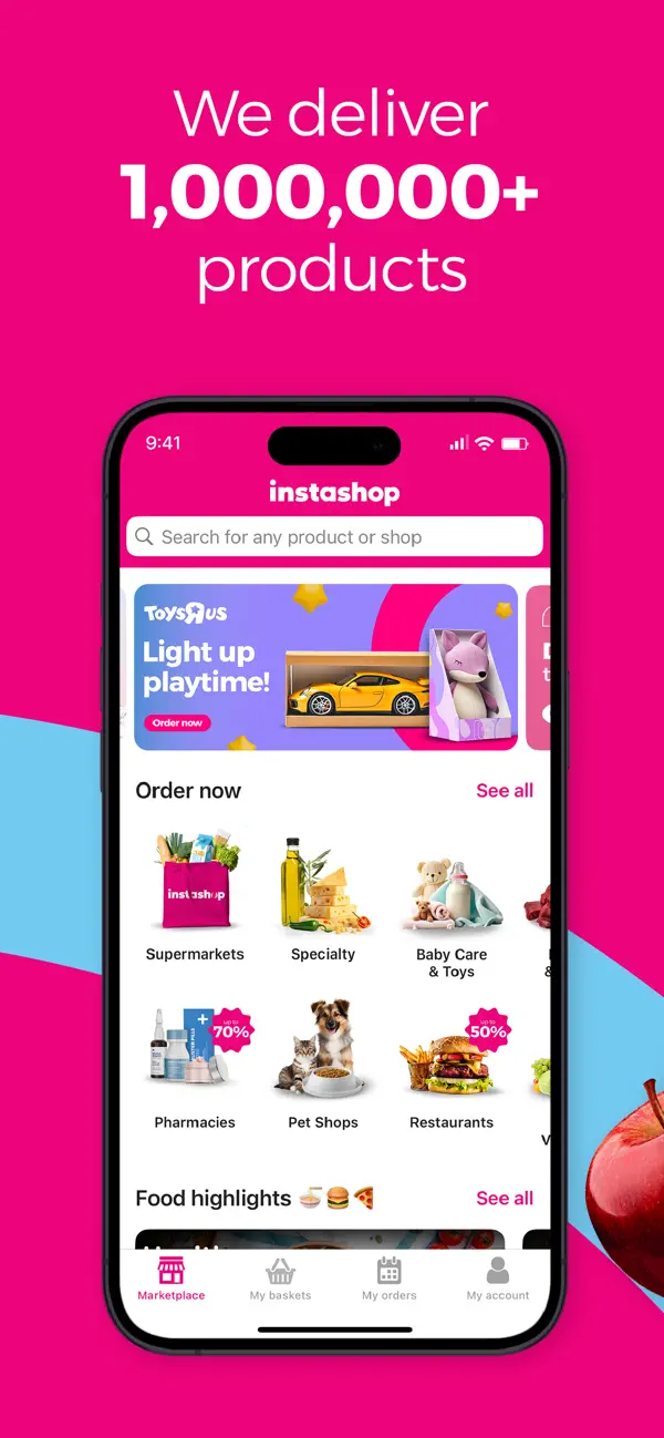 Screenshot #2 pour instashop: Groceries & more