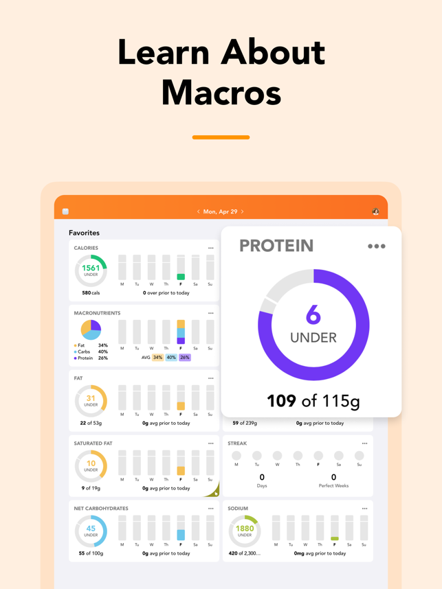 ‎Lose It! – Calorie Counter Screenshot