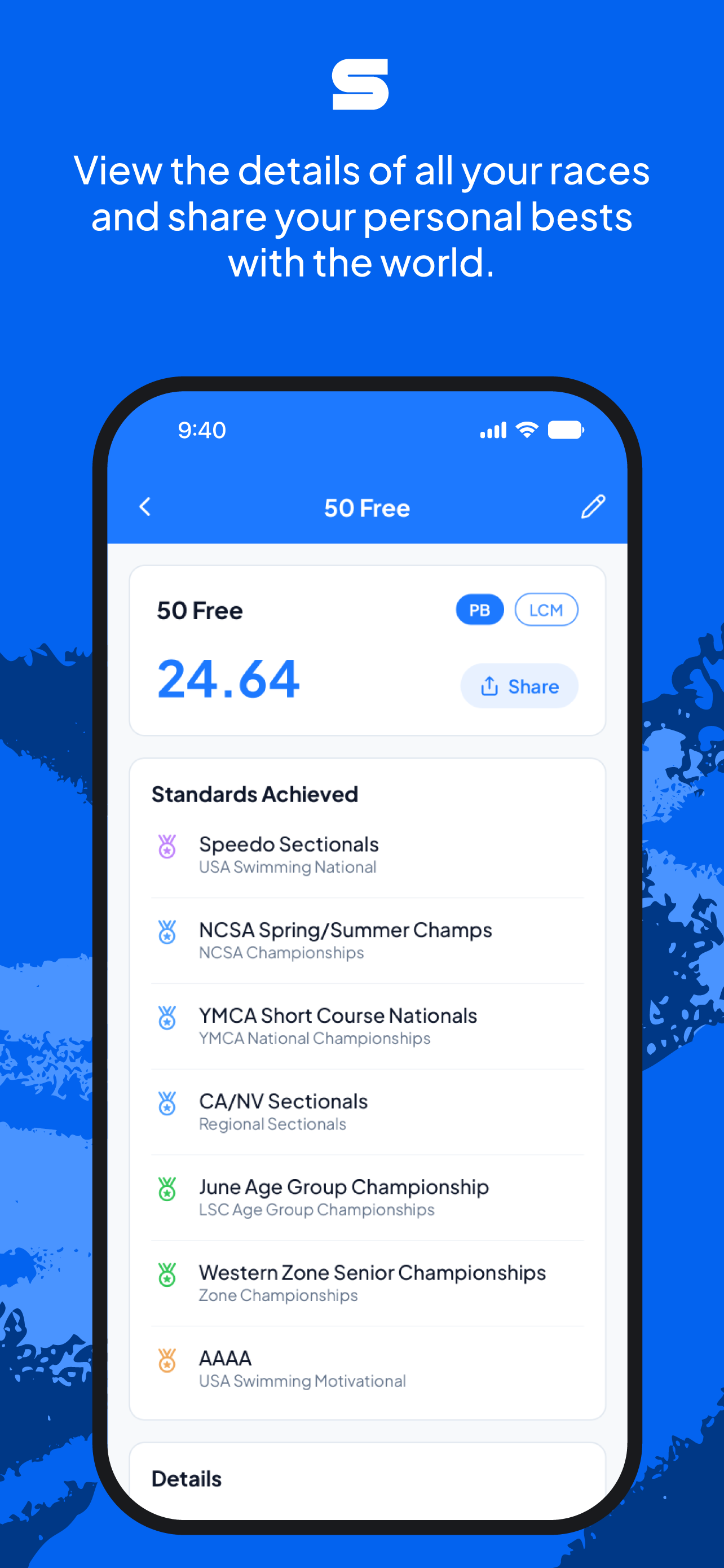 SwimTrackApp screenshot 5