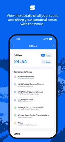 SwimTrackApp Screenshot 4 of 7