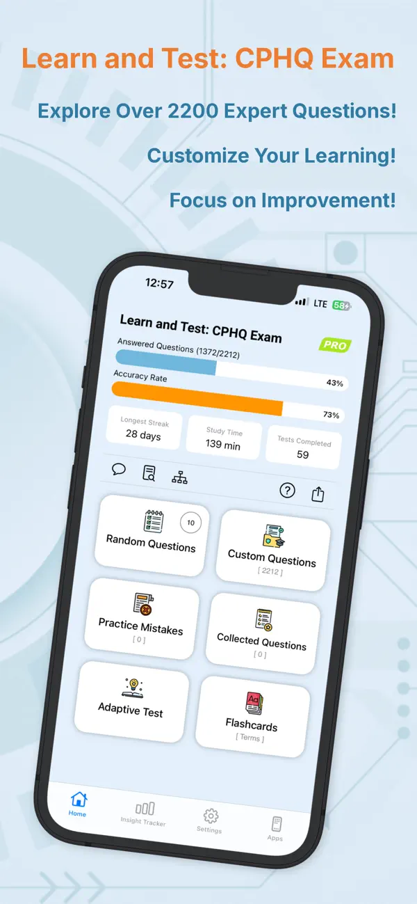 Screenshot #1 pour Learn and Test: CPHQ Exam
