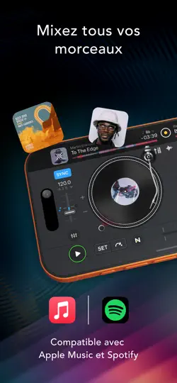Capture d'écran de Djay - DJ App & AI Mixer sur iPhone 2