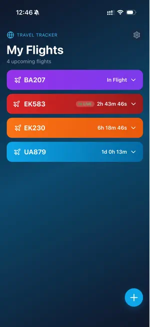 FlightCountdown.app screenshot 2