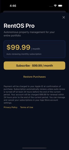 RentOS - AI Property Manager iPhone screenshot