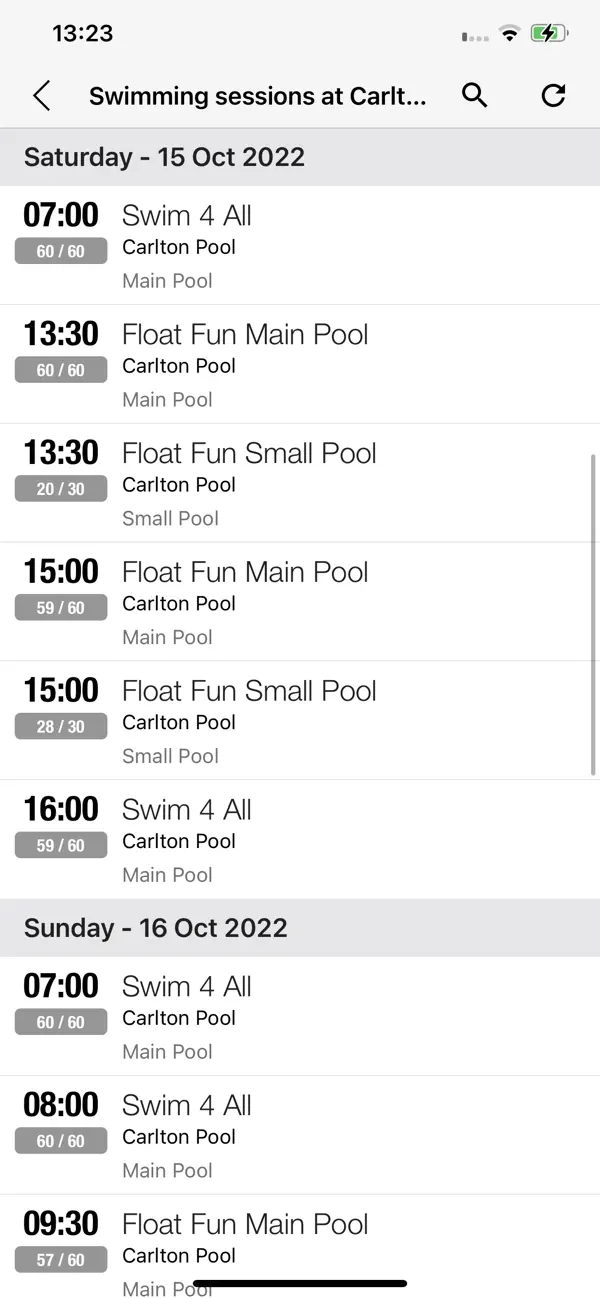 Screenshot #3 pour Gedling Leisure – Get Active