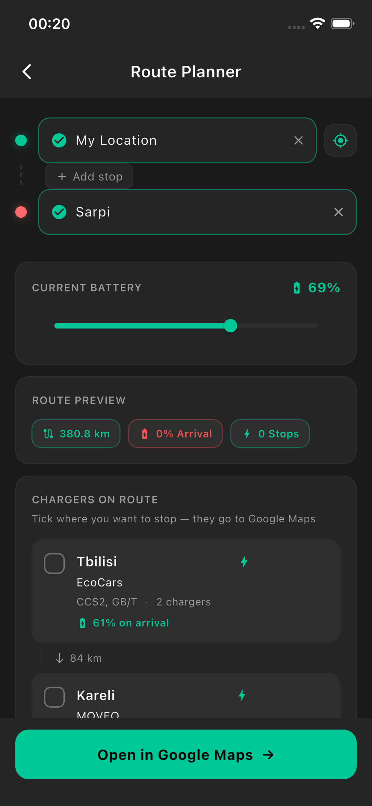 GeoCharge screenshot 4
