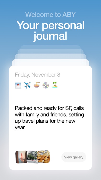AI Journal & Mood Tracker: ABY