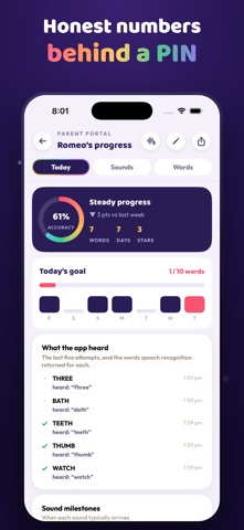 SpeechTeach iPhone screenshot