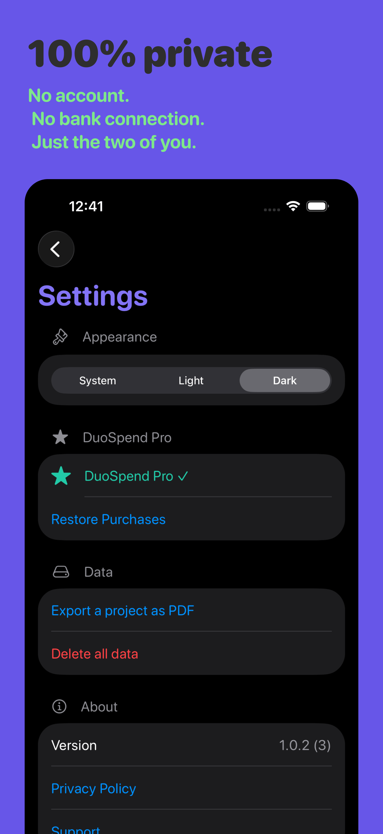 DuoSpend Budget screenshot 7