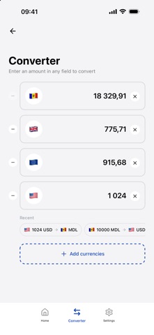Exchange Rates Moldova Screenshot 4 of 10