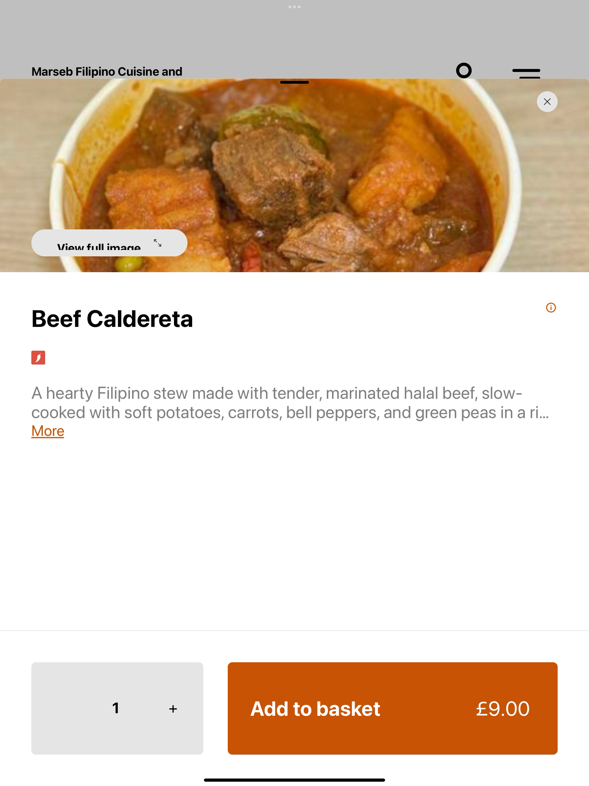Marseb Filipino Cuisine and Mi