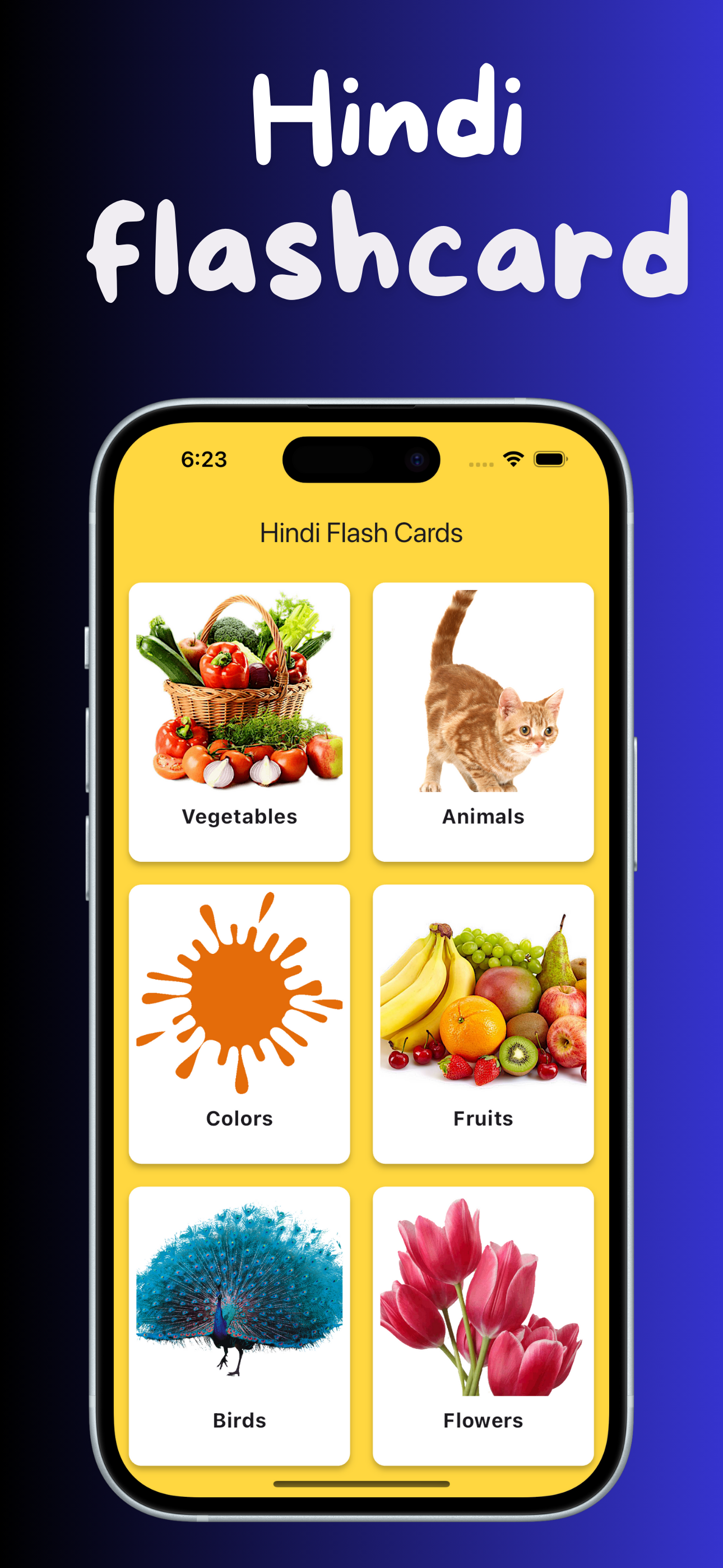 Learn Hindi Flashcards