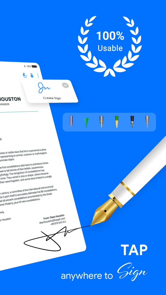 #2. Document Sign (iOS) 게시자: SWAINFO SOLUTIONS