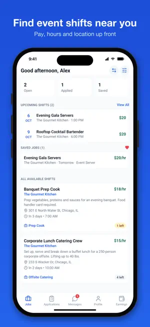 Wilkins: Event Staffing & Gigs screenshot 1