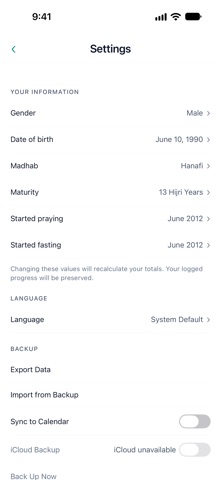 Musfira: Qada Prayer Tracker screenshot 5