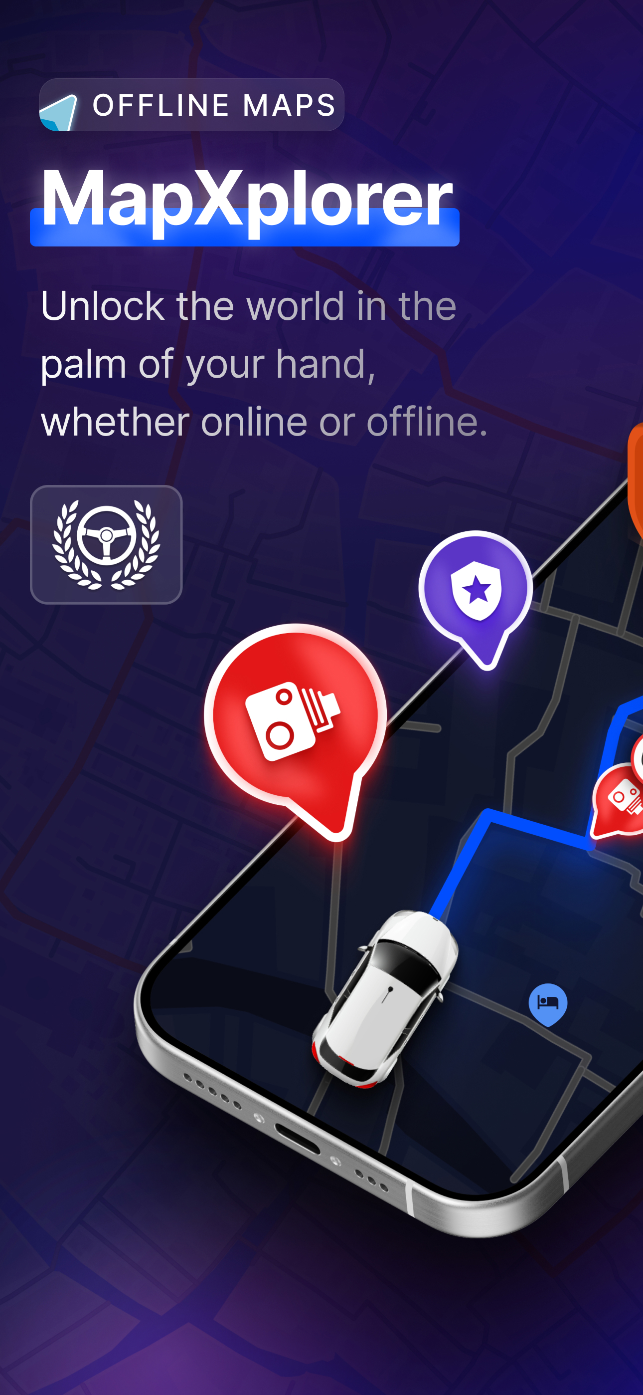 MapXplorer: Map Radar Navigate