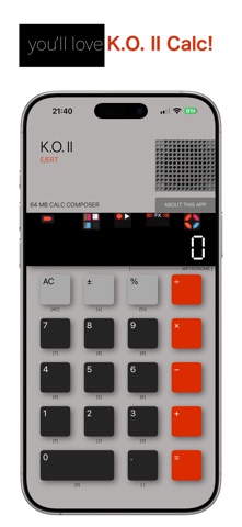 K.O. II Calc. Screenshot 2 of 2