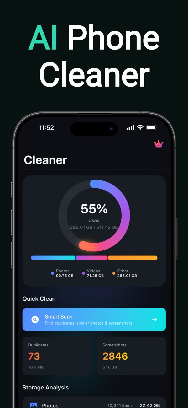 phone photo cleaner - clean up iphone images 1