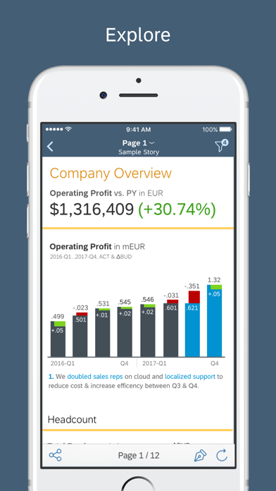 Screenshot #3 pour SAP Analytics Cloud