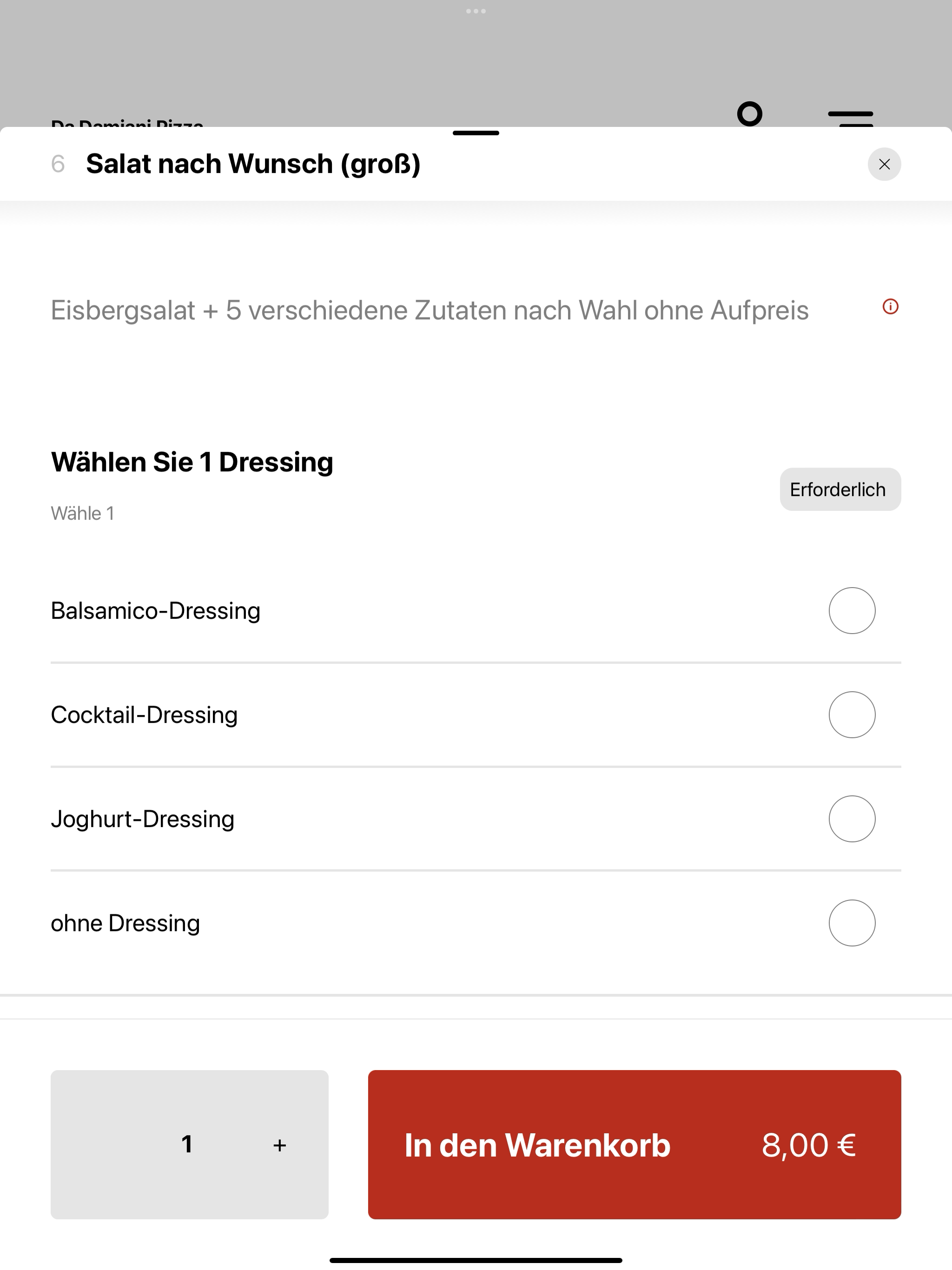 Lieferservice Da Damiani screenshot 8