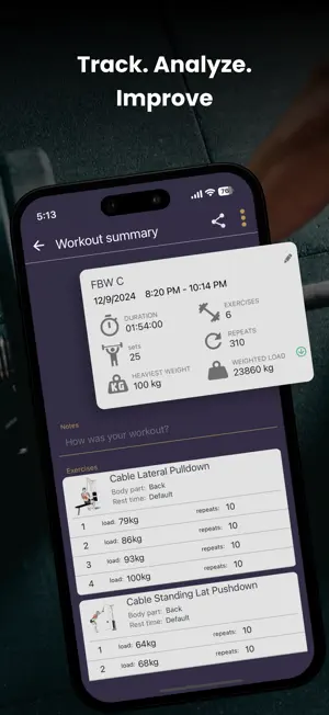Gymlify - workout tracker screenshot 3