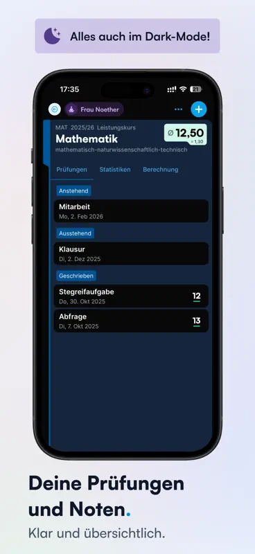 Notenapp - Schulplaner digital screenshot 5 of 10
