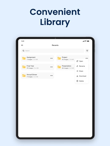 PDF to JPG Converter - JPEG iPad screenshot