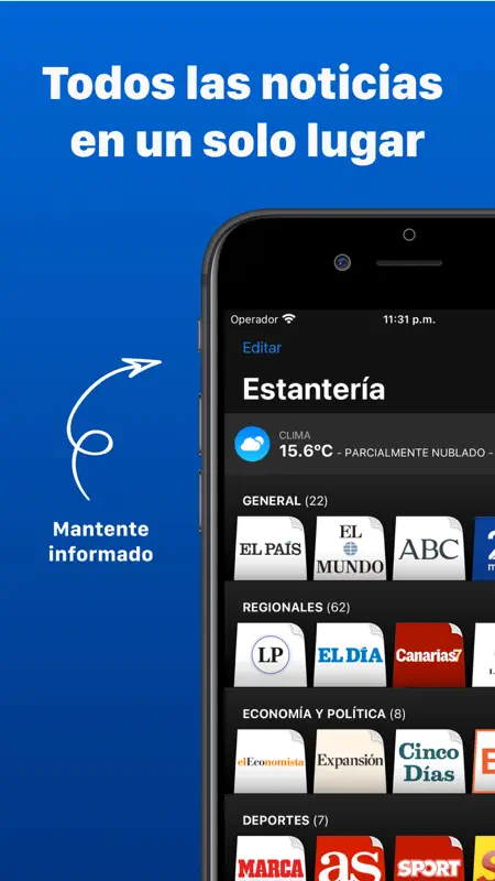Periódicos Españoles screenshot 1 of 7