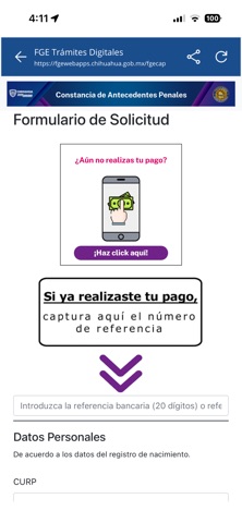 FGE Servicios Digitales screenshot