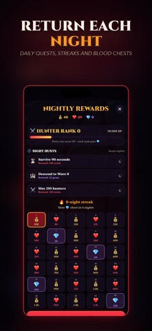 Vampire Fire: Survivor RPG iPhone screenshot