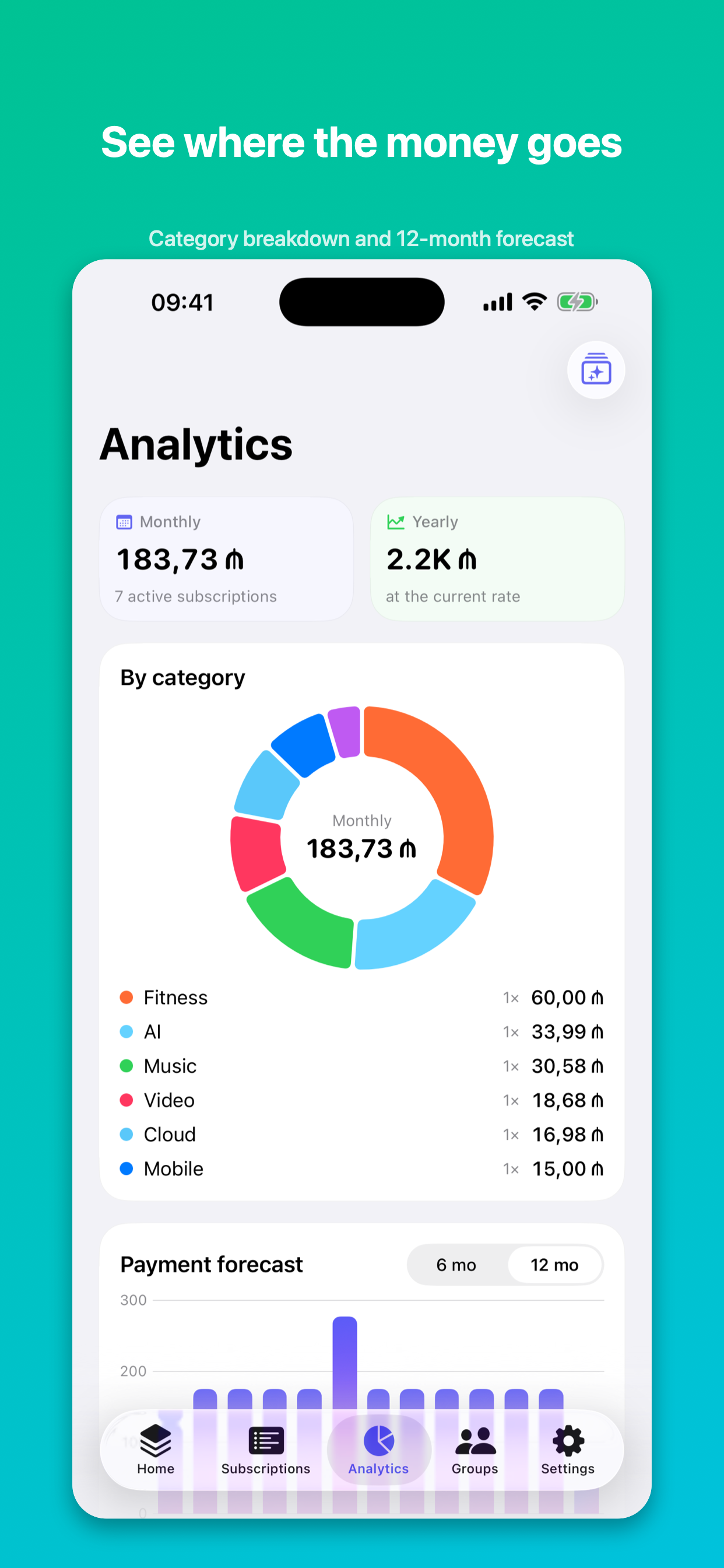 SubFlow: Subscription Tracker screenshot 3