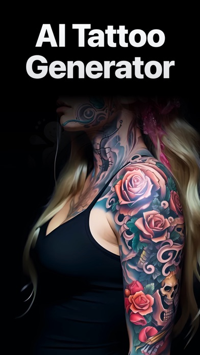 Screenshot #1 pour AI Tattoo Generator & Creator