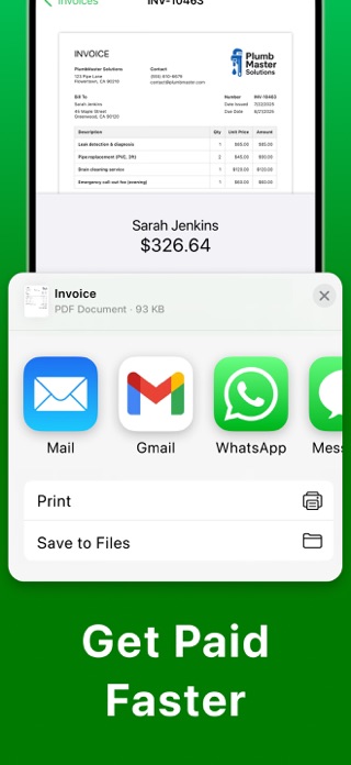 Invoice Maker - Simple & Fast Screenshot 3 of 5