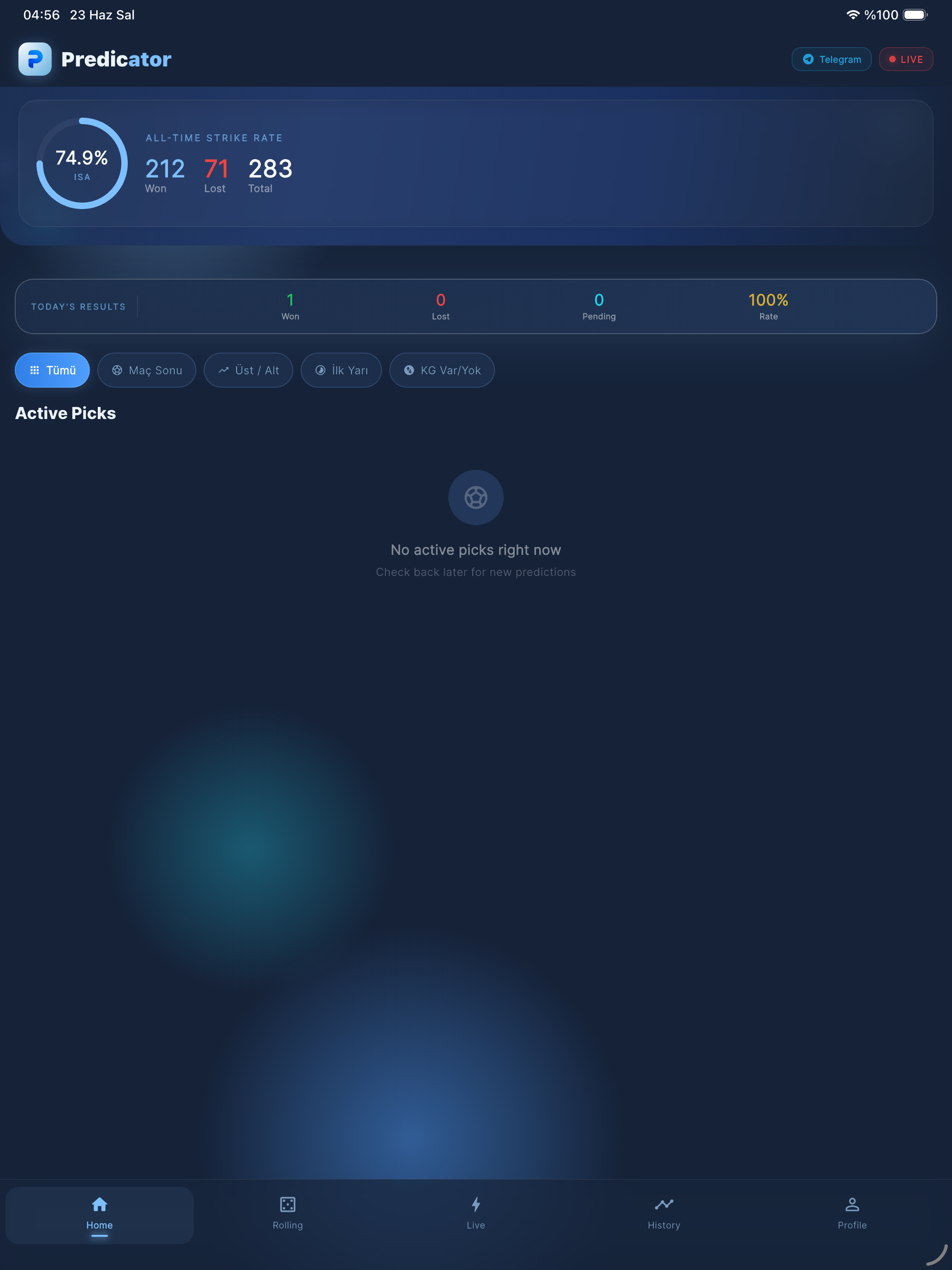 Predicator AI - Sports Picks