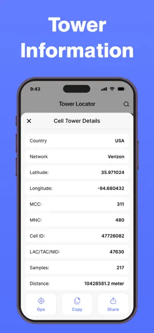 Cellular Tower & Signal Finder screenshot 3
