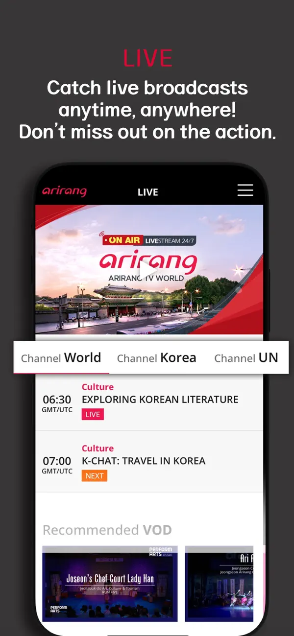Screenshot #3 pour ArirangTV