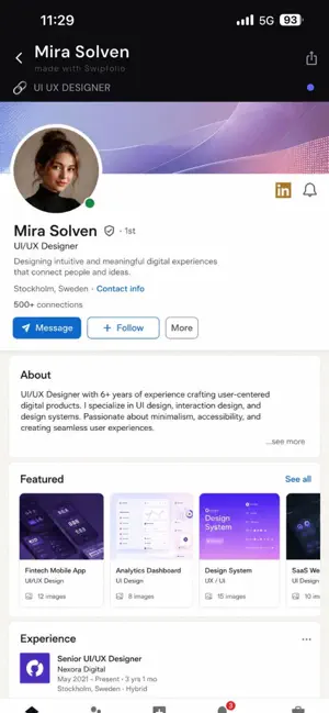 Swipfolio screenshot 4