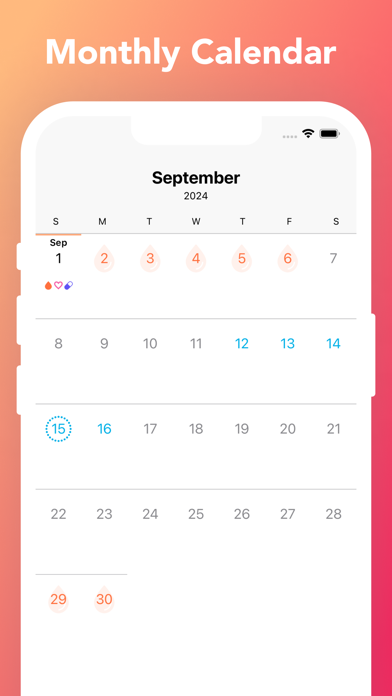 Selene : Woman Cycle Tracker Screenshot