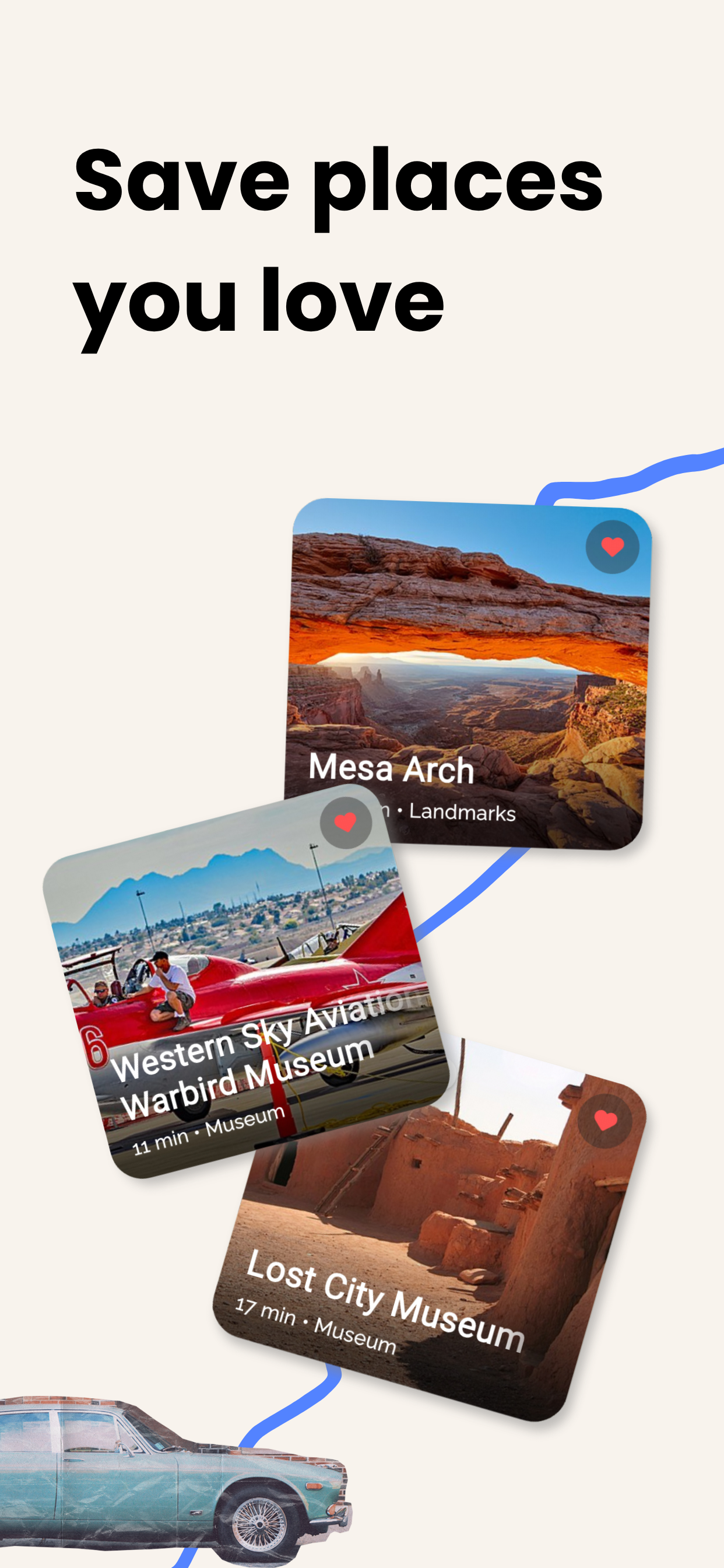 On the way: road trip app