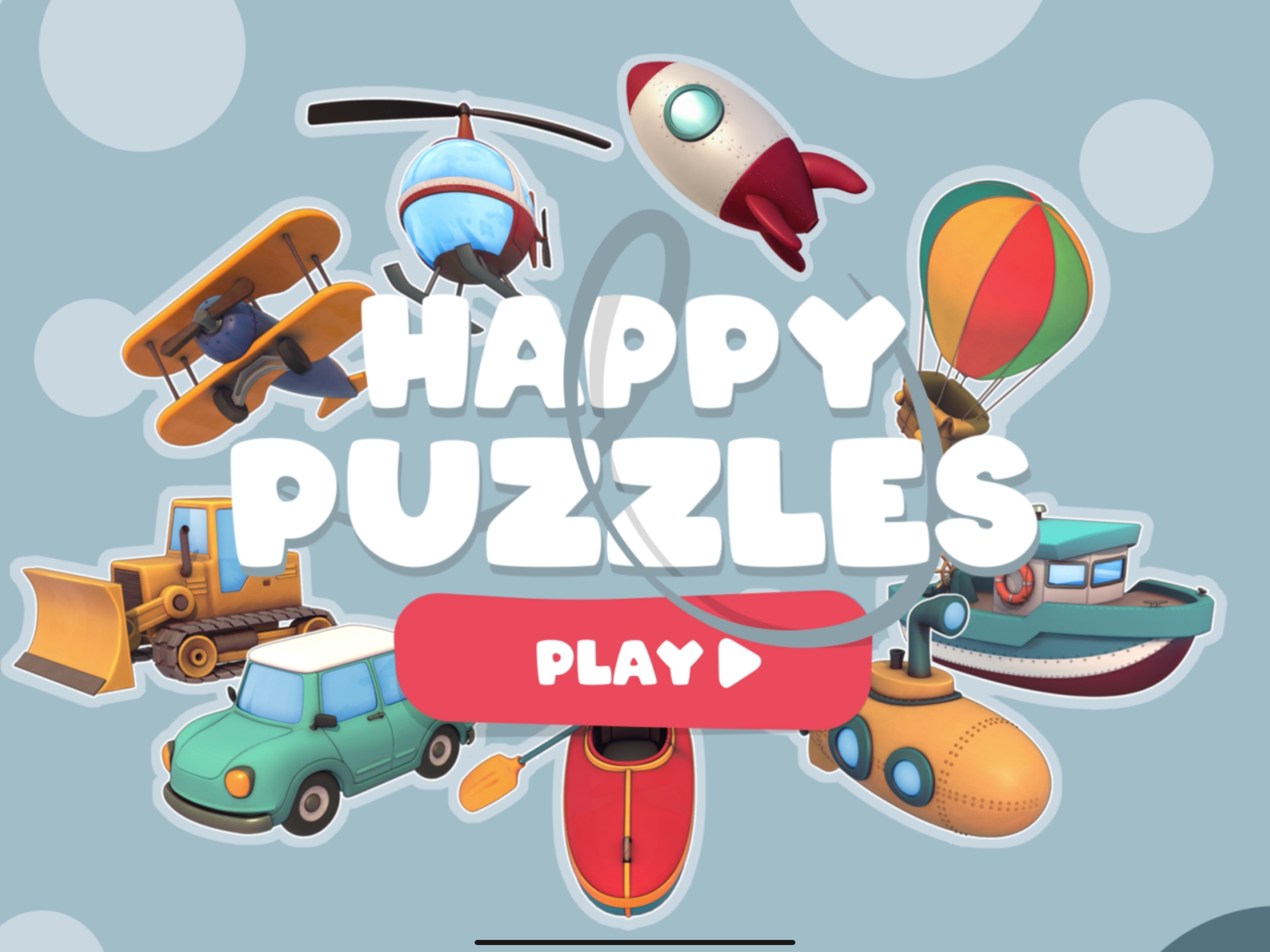 Happy Puzzles: Vehicles