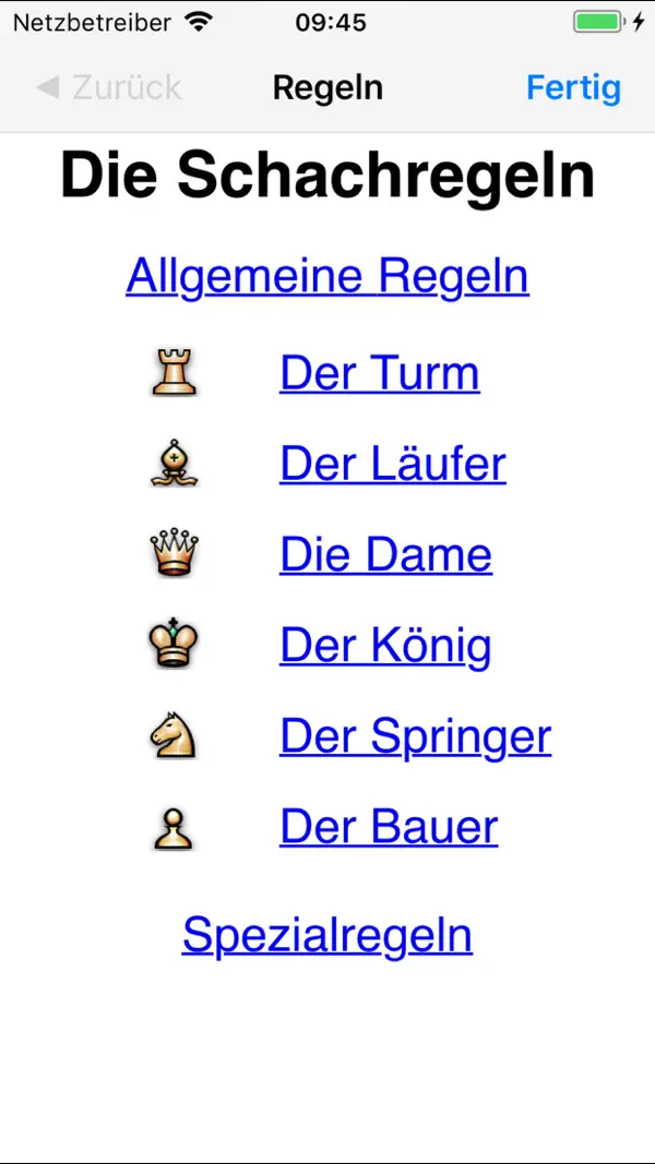 Schach Pro iPhone Spiel Screenshot 5 – Spiele