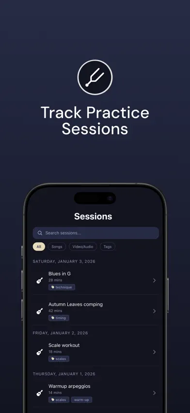 Music Practice Journal screenshot 1