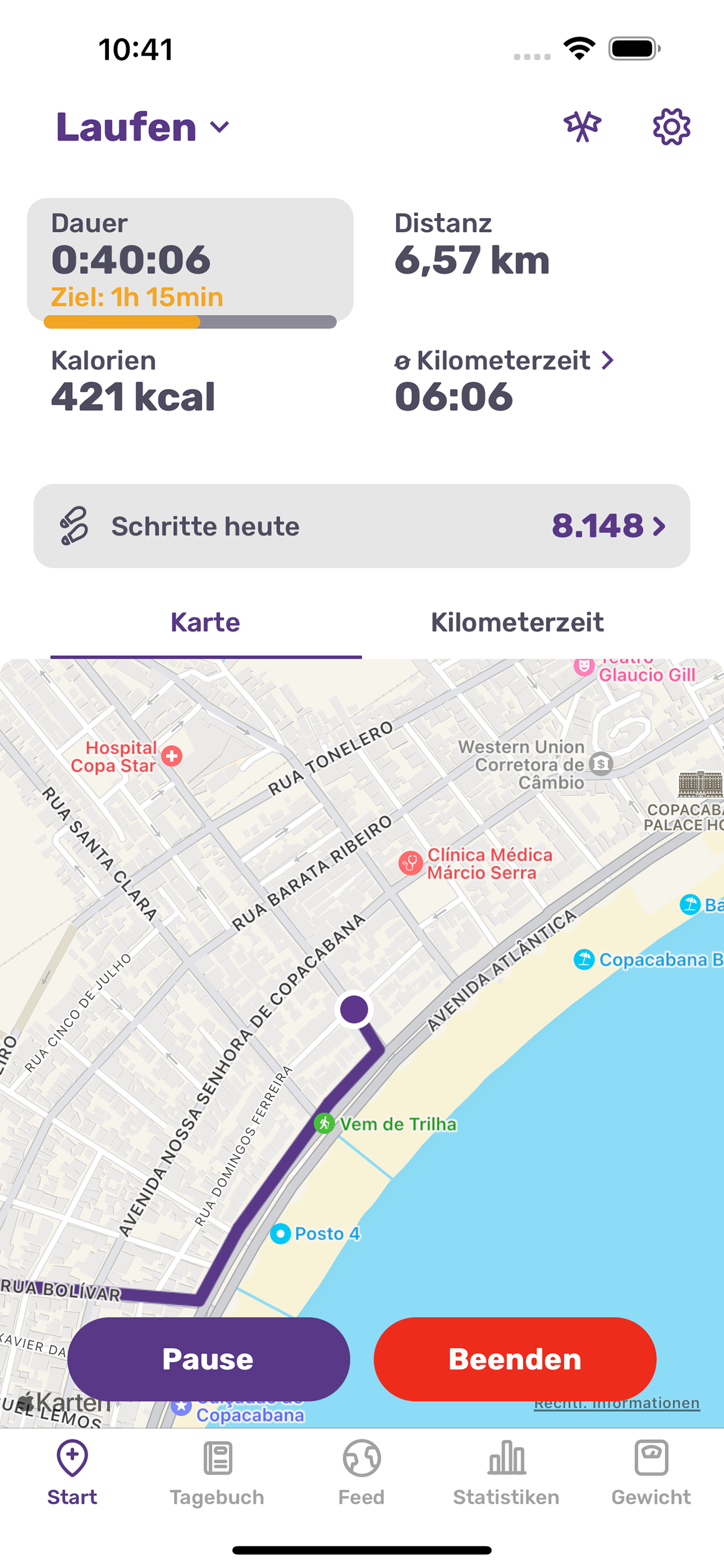 Lauf App & KM Zähler – FITAPP