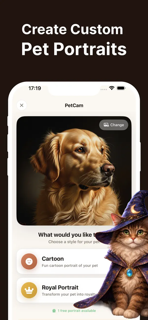 Screenshot #3 pour PetCam - AI Pet Portraits