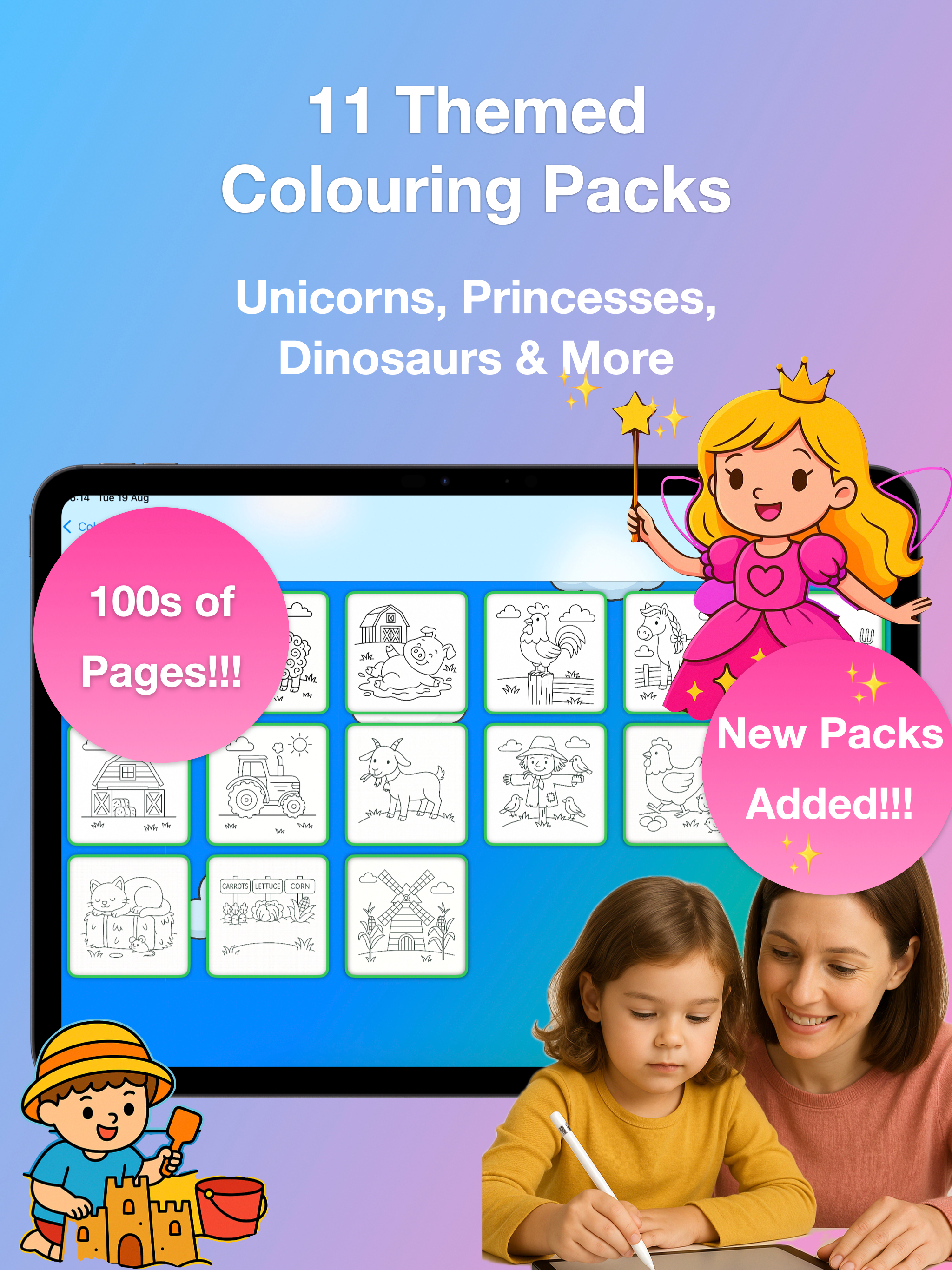 Kids Colouring & Drawing Book