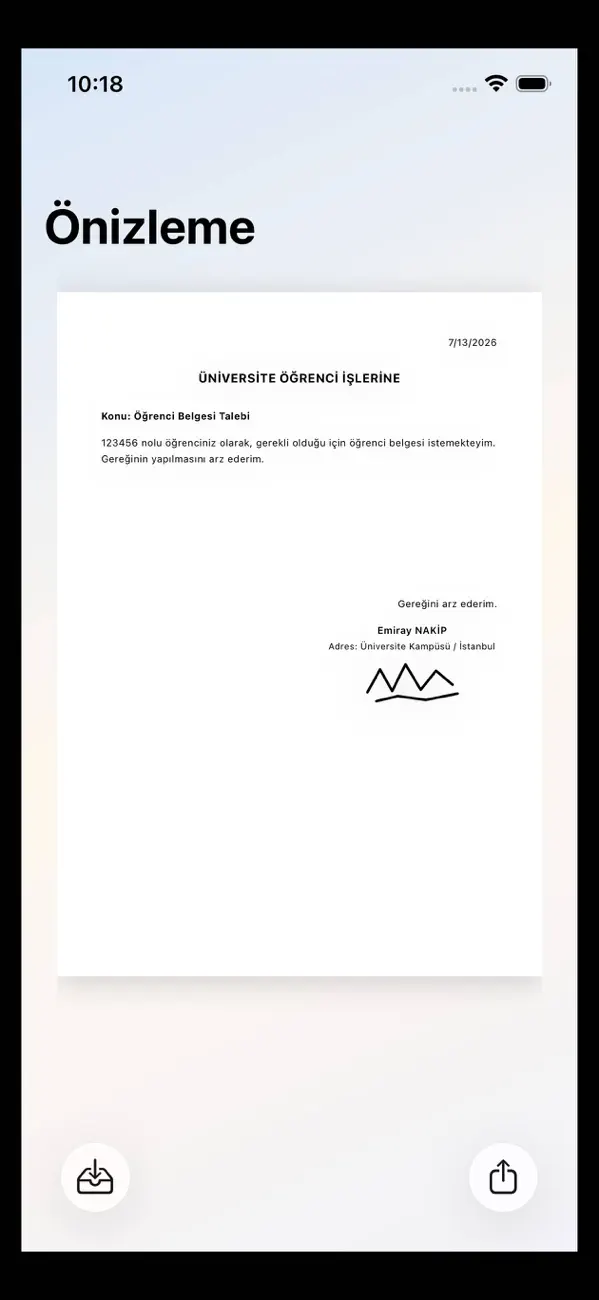 Screenshot #3 pour Dilekce